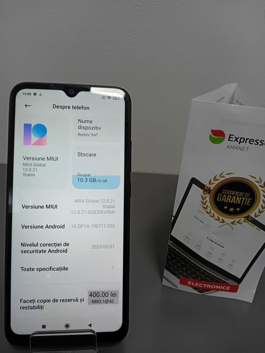 Xiaomi Redmi 9AT (AG 46) B. 6893 - 400 Lei