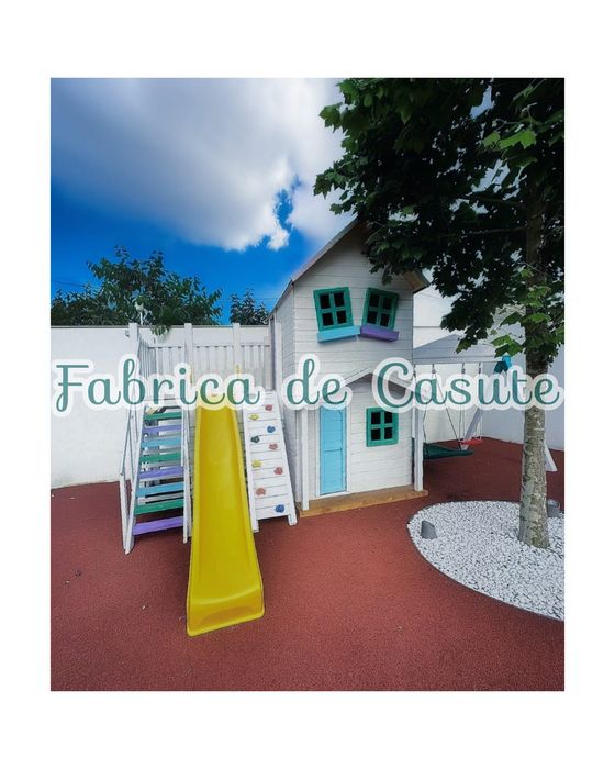 Loc de joaca cu etaj Tobogan escalada lada de nisip