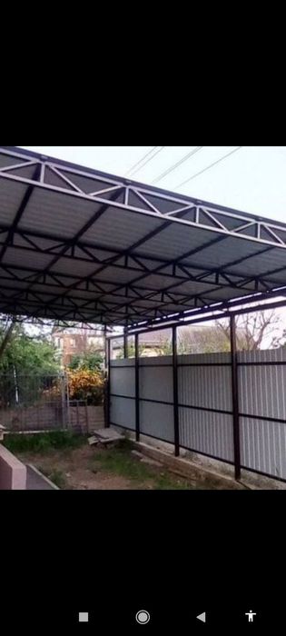 Навес криша ремонт и реставрация. Навес, том епиш ремонт ишлари килам