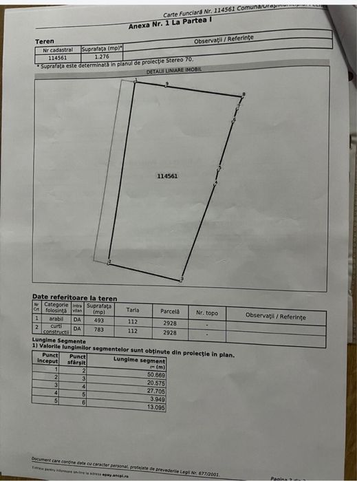 Vand Teren In Comuna Pechea