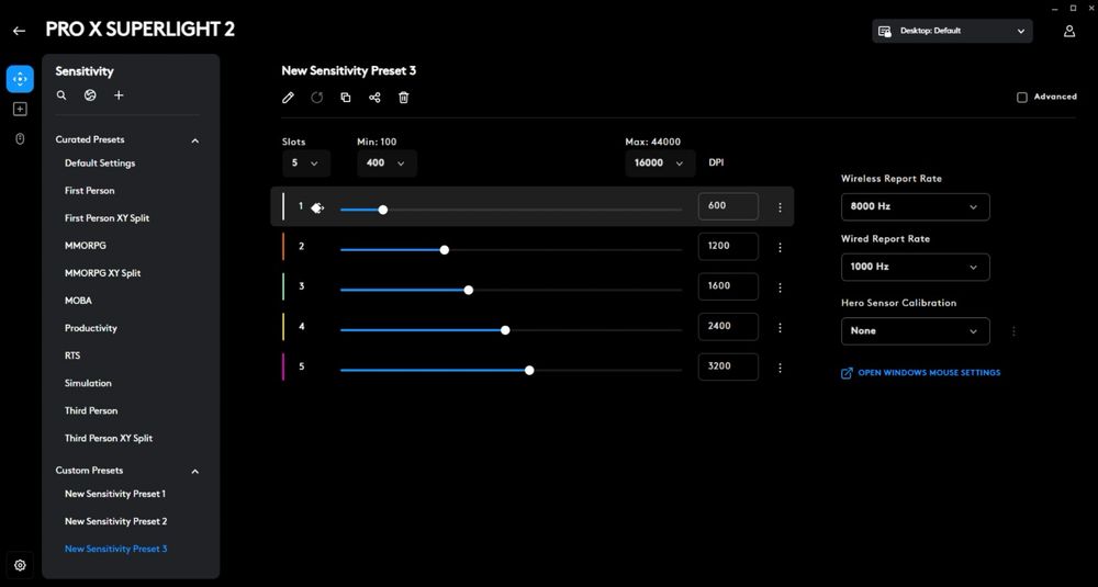 Mouse Gaming Logitech G Pro X Superlight 2 Lightspeed Wireless Black