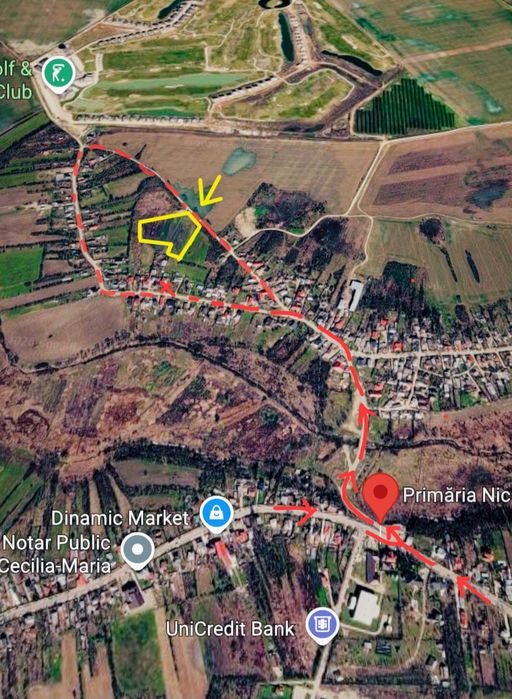 Teren intravilan de 11.000 mp, direct proprietar, zona Niculesti -Peris,IF , lângă National Golf and Country Club, ideal pentru dezvoltări imobiliare!