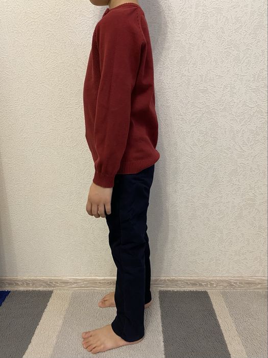 Утепленные брюки для мальчика размер 104-110