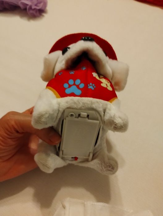 Пъзел Пес Патрул,плюшено ходещо и лаещо кученце, домино Замръзналото