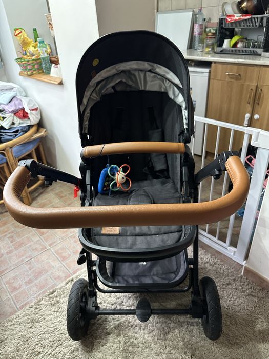 Cărucior 3 în 1 Lionelo Amber – landou + scoică ADAC, până la 22 kg