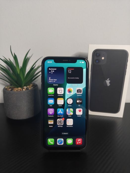 iPhone 11, Black - în condiție Excelentă!