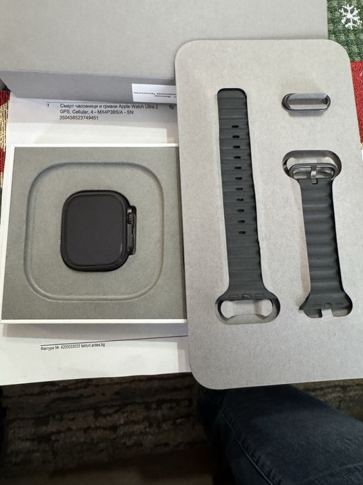 Часовник  apple ultra 2 black в гаранция