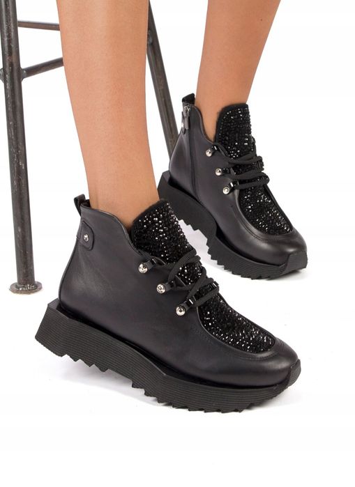 Дамски боти Fabiano естествена кожа,38н.