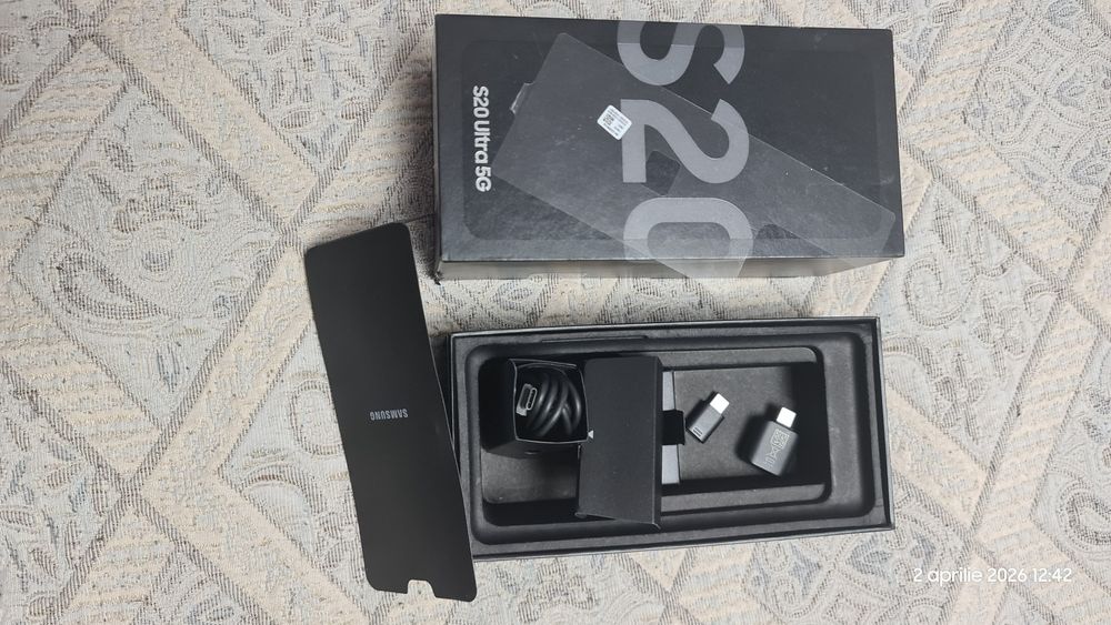 SAMSUNG S20 ULTRA 5G, 12 GB Ram,128 GB,Cosmic Gray, Impecabil