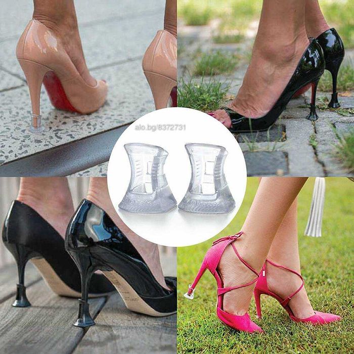 Протектори за високи токчета Pro High Heel 3 чифта в комплекта S, M, L