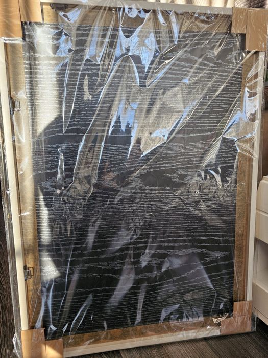 Луксозна 3D картина с кристали и златна рамка – Цвете