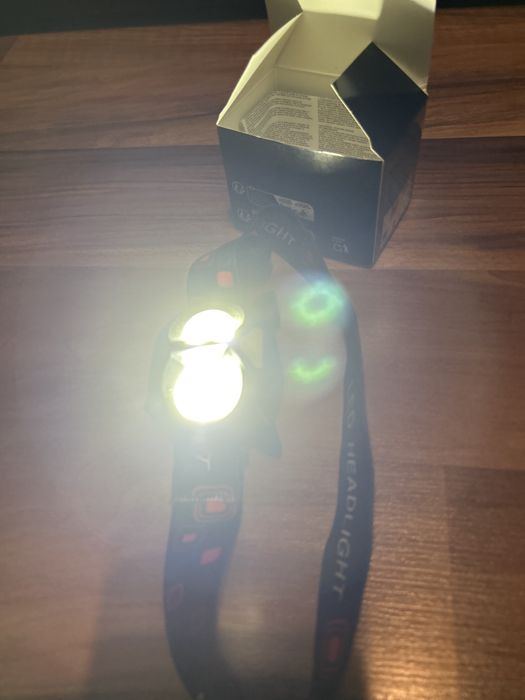 Фенер за глава (челник) бухал+ подарък батерии