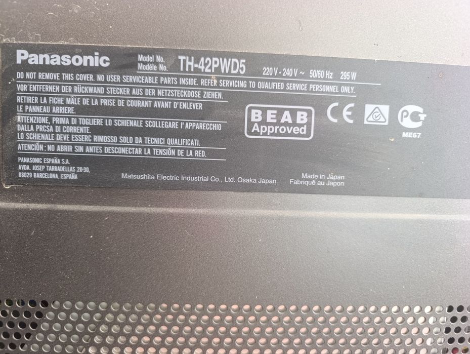 Panasonic 45 talik televizor