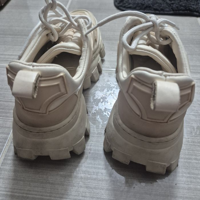 Sneakers chunky Alpeto damă, mărimea 36 – bej/crem