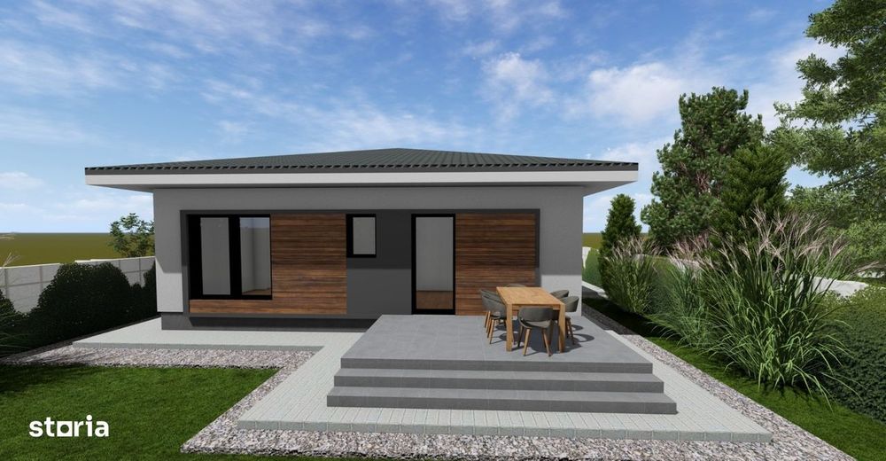 Casa parter - 3 camere - proiect in exclusivitate