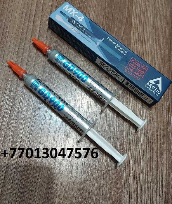 Термопаста для компьютеров,ноутбуков Mx6- Mx4 4гр,Gd900 3гр