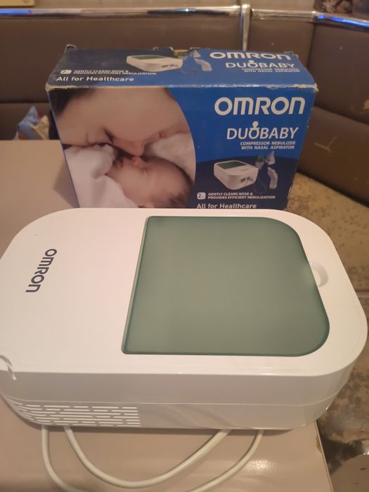 Aparat aerosoli OMRON DuoBaby, cu aspirator nazal, pentru bebelusi