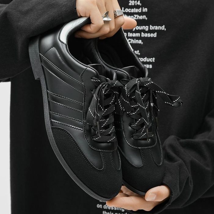 Универсальные, повседневные кожаные туфли