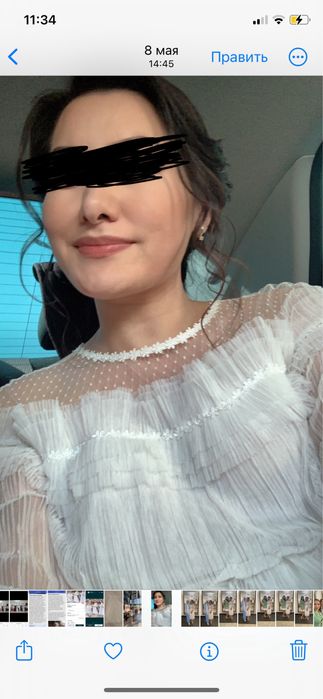 Белое платье Изабель Гарсия