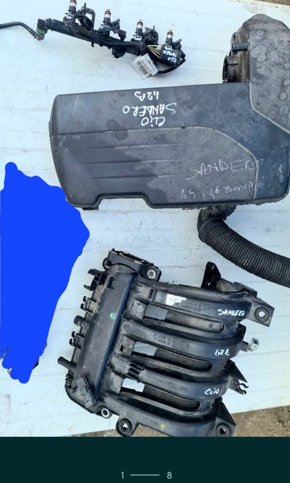 Rampa injectoare,carcasă filtru aer dacia sandero,1,2 B