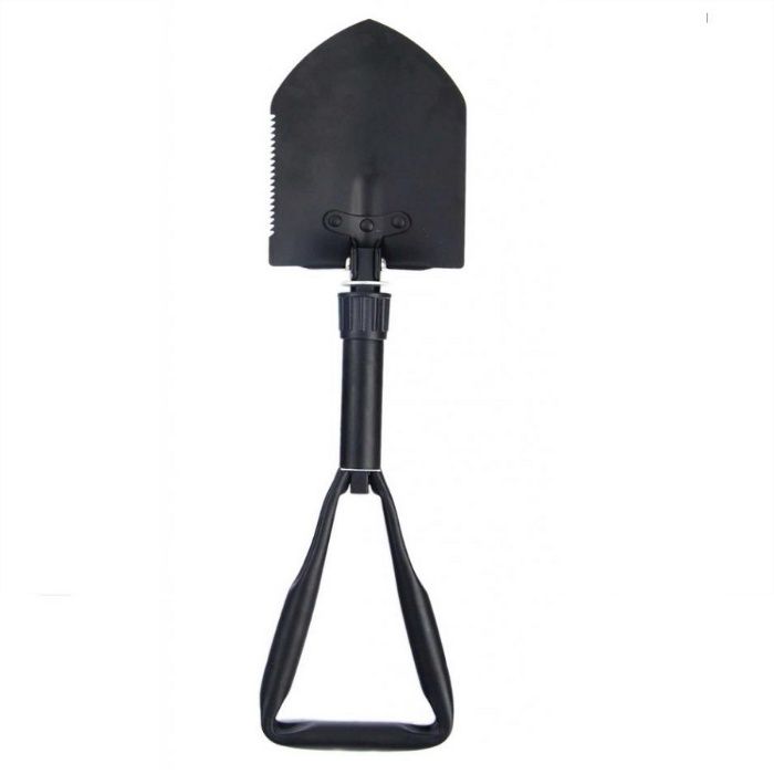 Сгъваема мултифункционална лопатка, кирка и трион 8в1 СТОМАНА