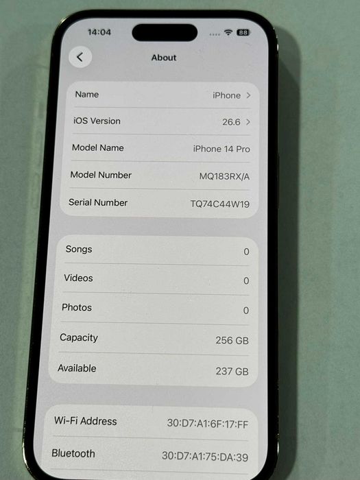 iPhone 14 Pro 256GB