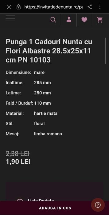Vand pungi marturii