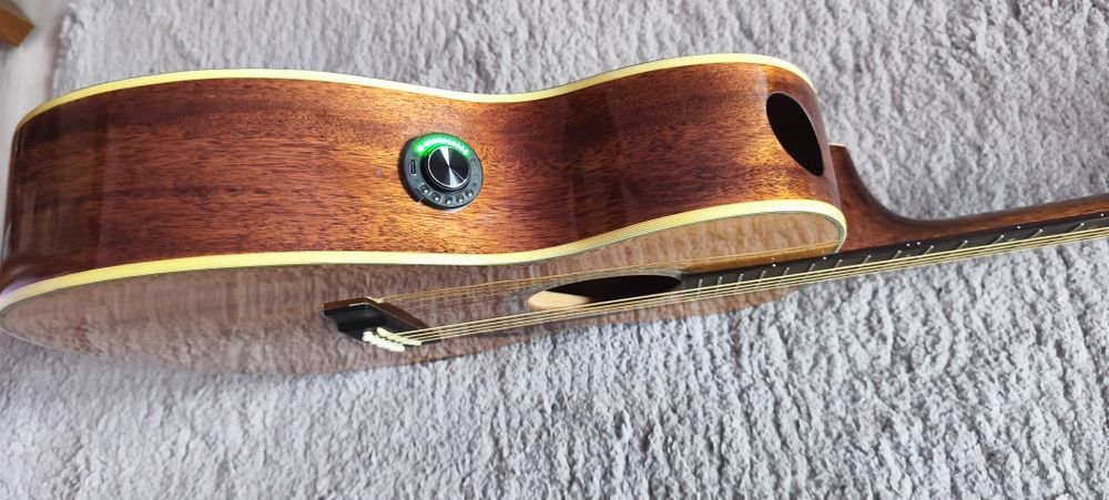 Chitara All-solid Trans Acustic Recording King Lemn Masiv integral