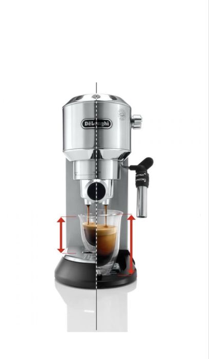 Expresor manual Delonghi Dedica Style EC685.M,1350 W, 1,1 L, 15 bar, A