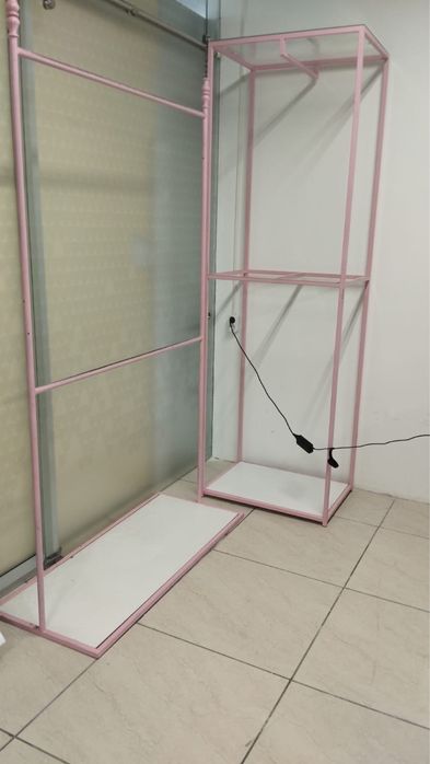 Вешалка напольная, стойка, рейлы