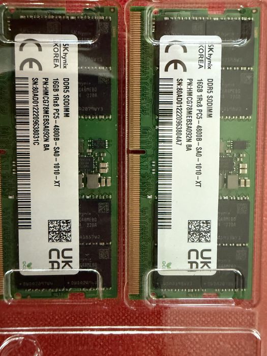 Memorie RAM   Laptop 2 placute 16GRam