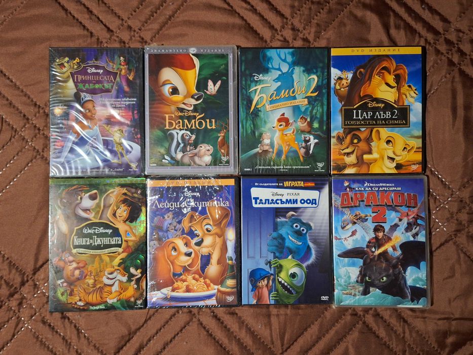 DVD с анимации на Дисни