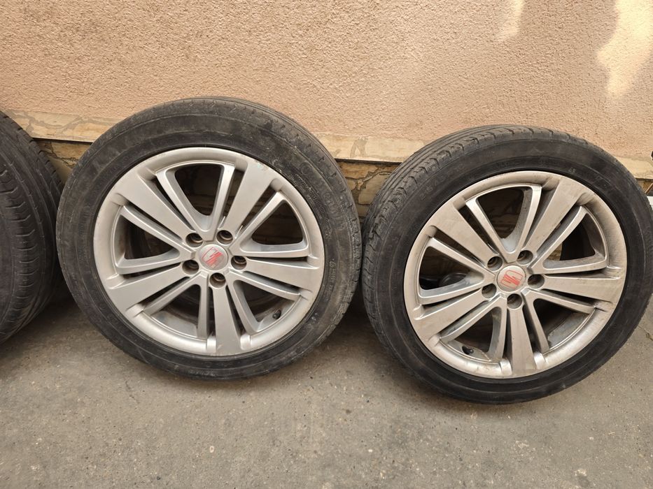 Jante  Seat Ibiza VW Polo  Skoda Fabia , 5x100 și 7 j et 43 cu 215/45R16 6J0601025D  Model Fabula, echipate cu cauciucuri de vara