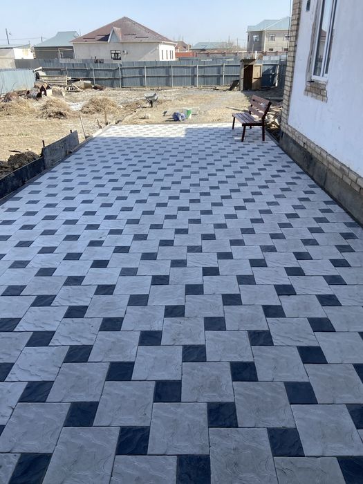 Укладка брусчатка