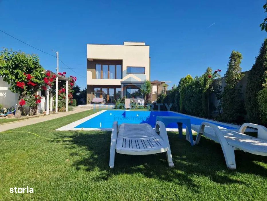 Vila Cu Piscina Dobroesti 4 Camere Teren 1000 Mp