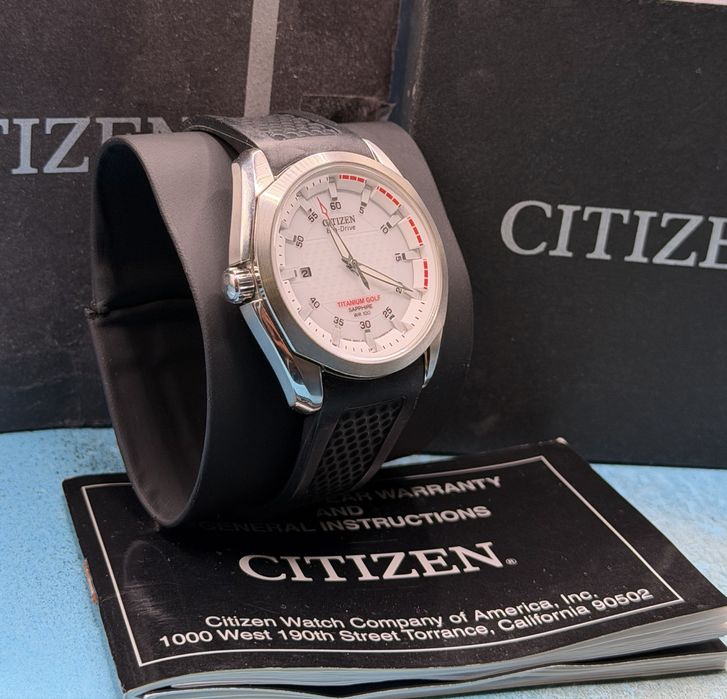 Мъжки часовник Citizen Eco-Drive Titanium Golf