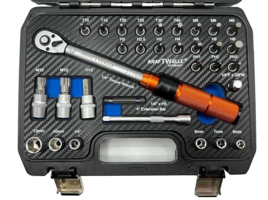 Динамометричен ключ 1/4", 5-25Nm 324, KraftWelle
