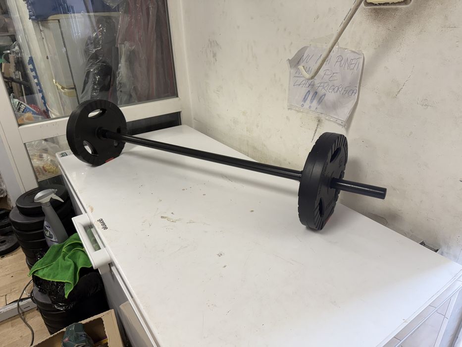 Bara haltera greutate 11 kg. Cu cleme sau fara pret 200 sau 230 lei