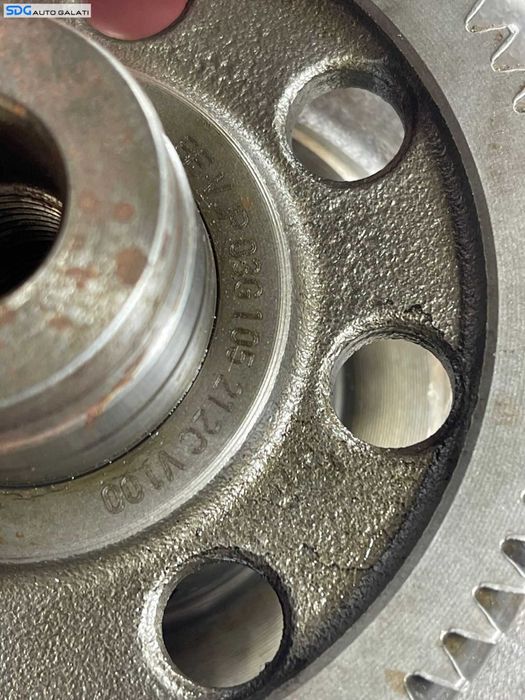 Pinion Fulie Roata Dintata Vibrochen Arbore Cotit Volkswagen Passat B6 2.0 TDI BVE BWV BMA BMP BKP BUZ BMR 2005 - 2010 Cod 03G105212C [B2975]