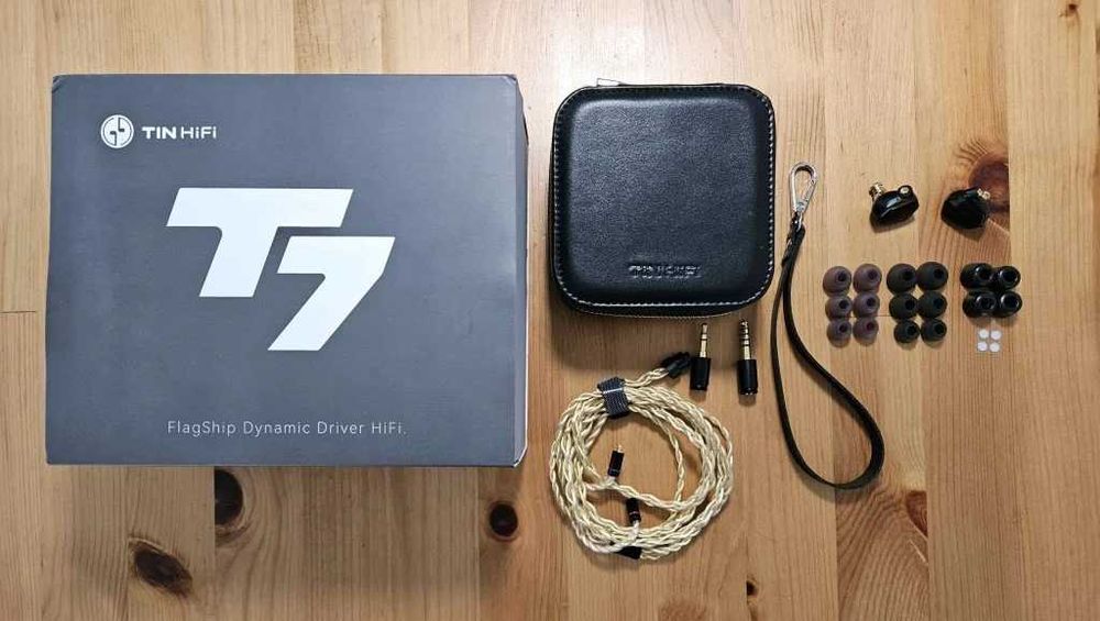 TINHIFI T7 Casti HIFI IEMs In-Ear Dynamic Driver Noi, Cutie, Garantie