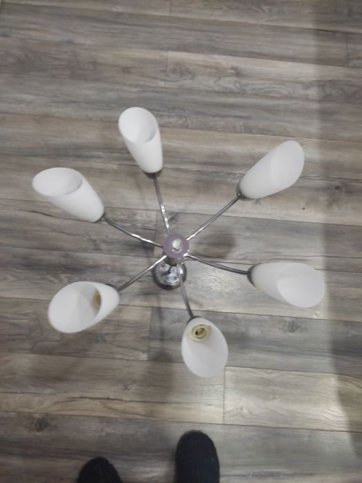 Полилей за хол с 6 осветителни тела