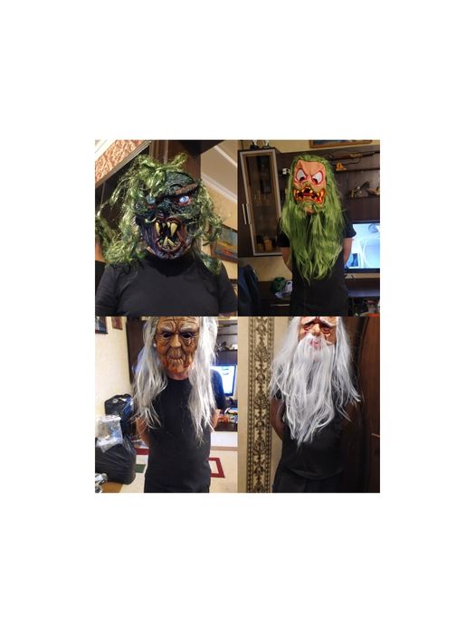 Маски страшные для розыгрыша. Новые