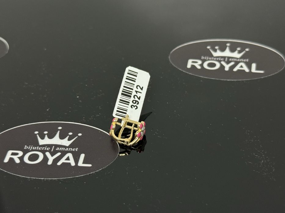 Bijuteria ROYAL : Cercei AUR 14K NOU / 1.35 GR