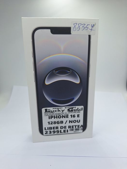 Iphone 16E 128gb NOU liber de rețea #48417