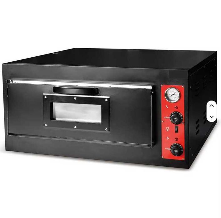 Cuptor pizza HoReCa inox – 1 etaj – 350°C – 220V – Garanție