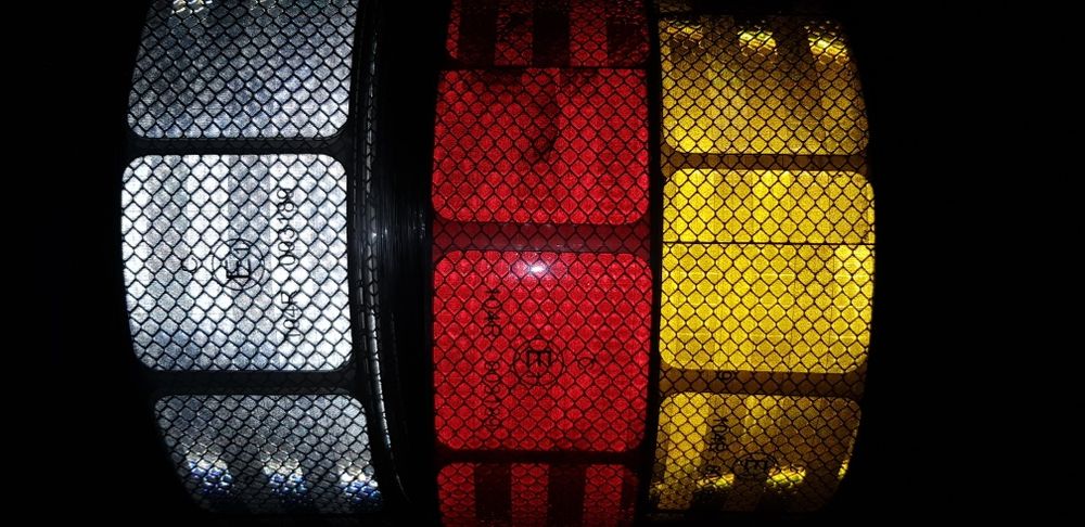 Banda reflectorizanta galbena camion,tir