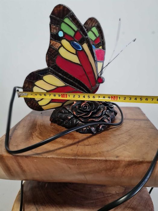 Антична лампа  пеперуда  стил Тифани