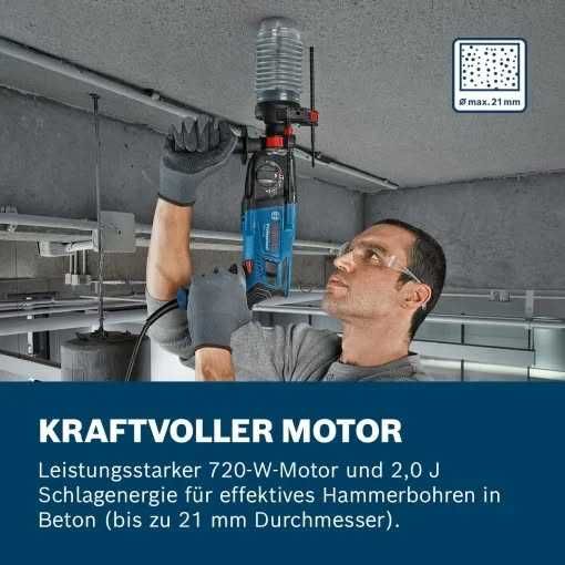 Ciocan rotopercutor Bosch Professional GBH 2-21 720W SDS Plus