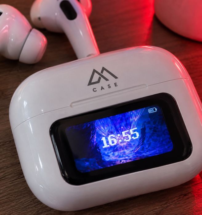 Беспроводные наушники M-CASE Air Pro 2 с сенсорным дисплеем