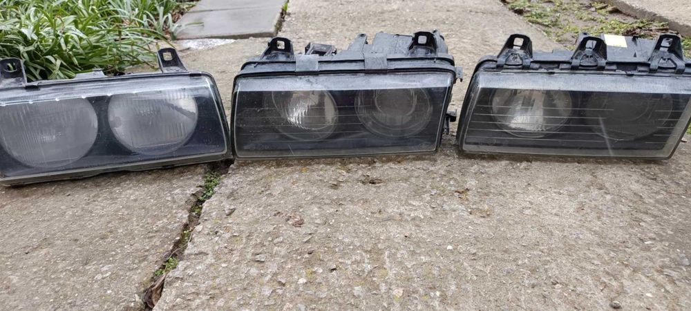 Оригинални фарове (ZKW/Bosch) с лупи и стопове за BMW E36 (Седан)